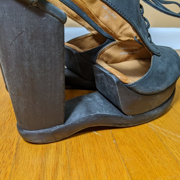 Jeffrey Campbell shankless Benched Woodies High heel size 7 - Picture 9 of 16